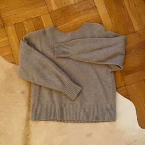 Everlane ReCashmere Stroopwafel Crew in Brown